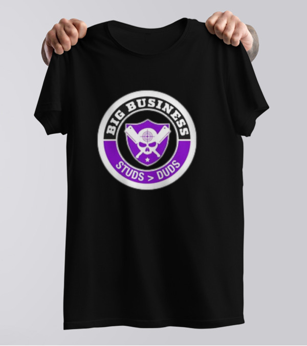 Brick City Boyz Big Business Studs Greater Than Duds Shield T-Shirt