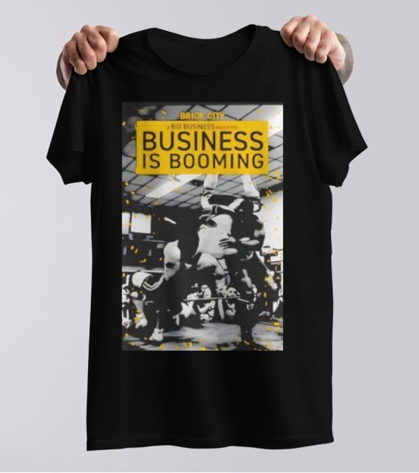 Brick City Business Is Booming Wrestling Action Scene T-Shirt