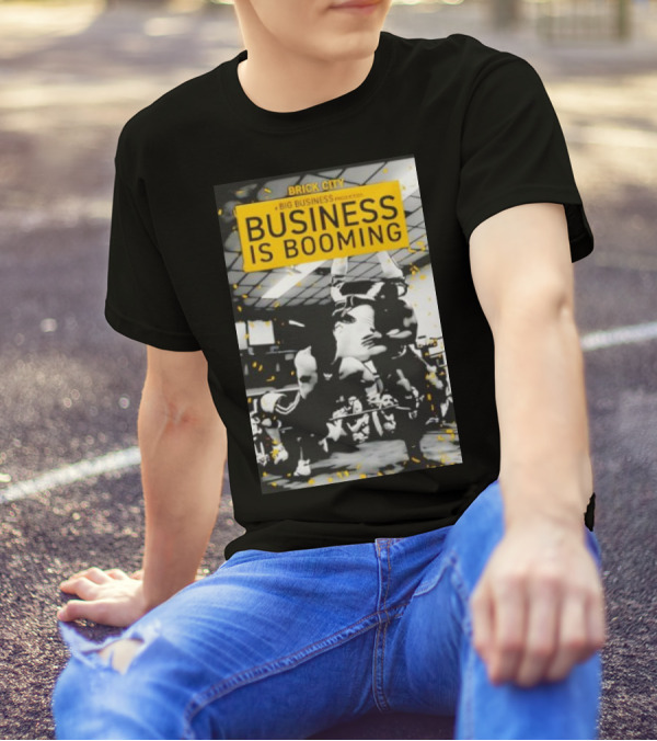 Brick City Business Is Booming Wrestling Action Scene T-Shirt