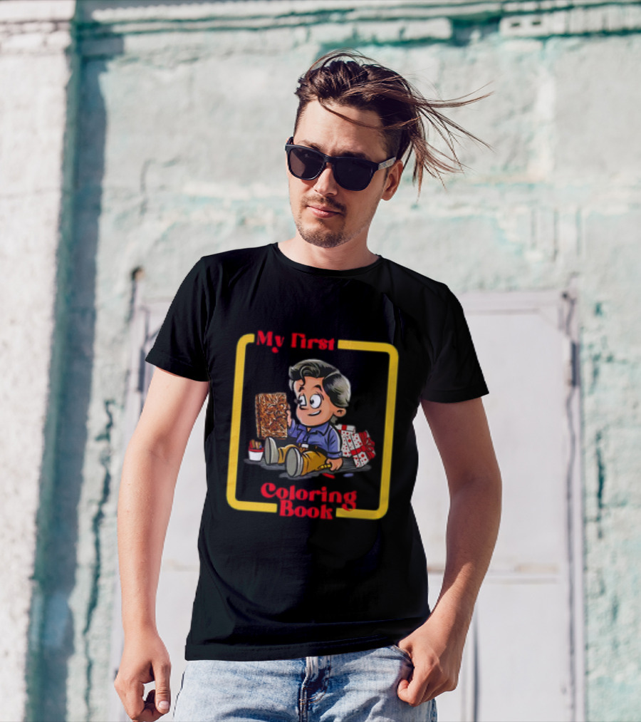 My First Coloring Book Ash Williams Necronomicon Ex-Mortis T-Shirt