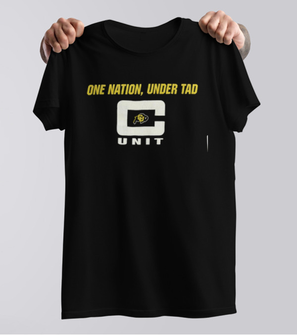 Colorado Buffaloes One Nation Under Tad C Unit T-Shirt