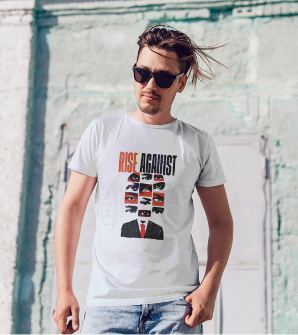 Big Brother Rise Against Eye Grid Suit T-Shirt