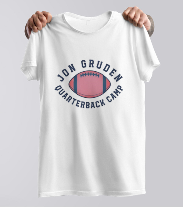 Jon Gruden Quarterback Camp Football T-Shirt