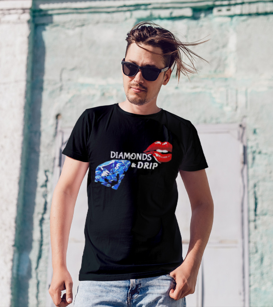 Diamonds And Drip Lips Of Seduction Classic T-Shirt
