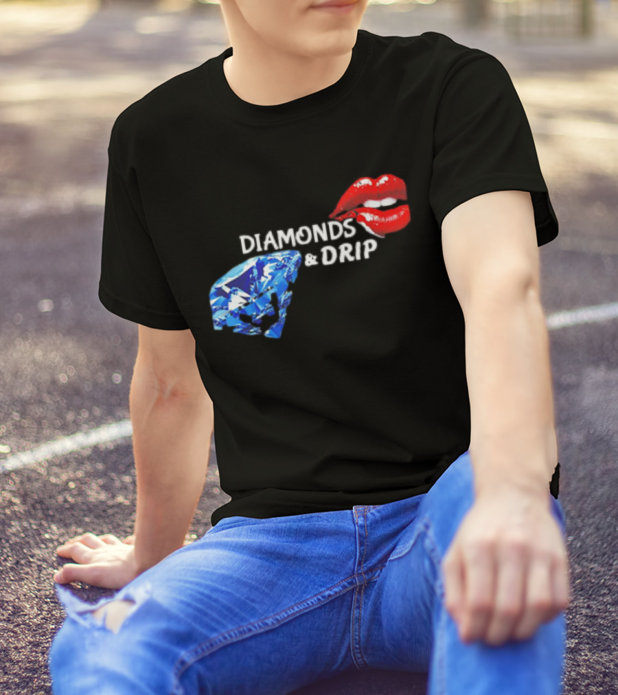 Diamonds And Drip Lips Of Seduction Classic T-Shirt