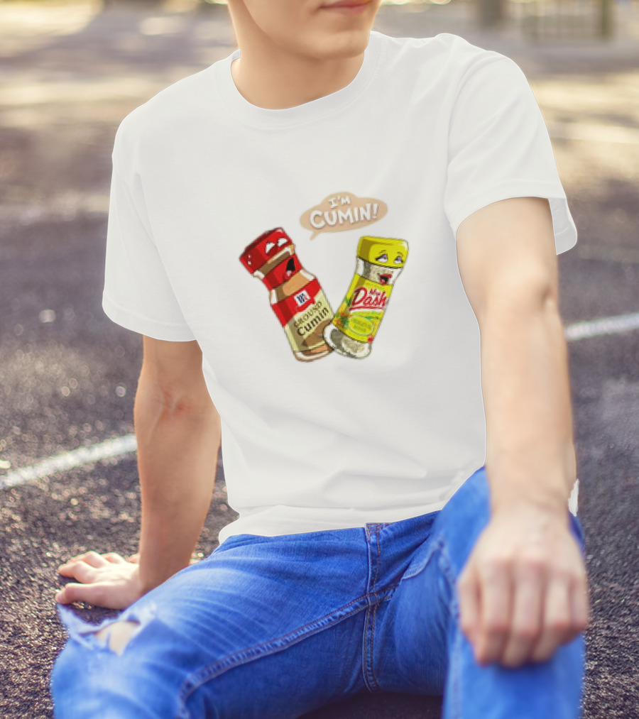 I'm Cumin Cartoon Meme Spice Bottles T-Shirt