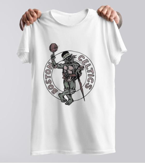 Joe Mazzulla Ninja Turtles Boston Celtics Crossover T-Shirt