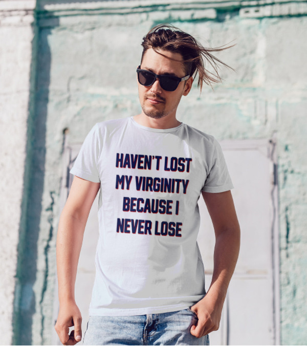 Kevin Durant Wearing Haven’t Lost My Virginity Because I Never Lose T-Shirt