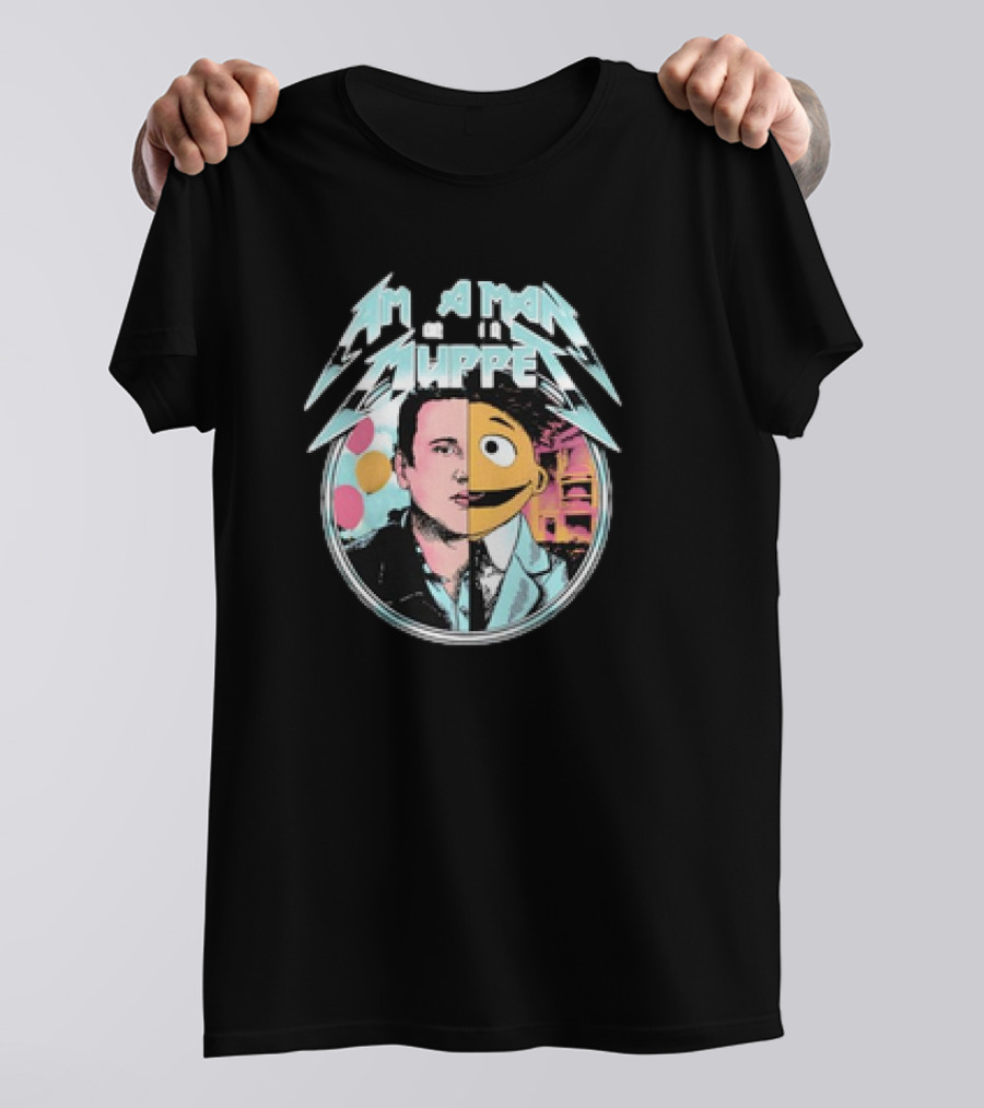 Am I A Man Or A Muppet Split Face Meme T-Shirt