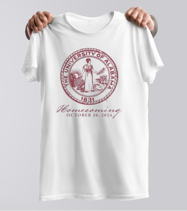 The University Of Alabama 1831 Homecoming October 26 T-Shirt