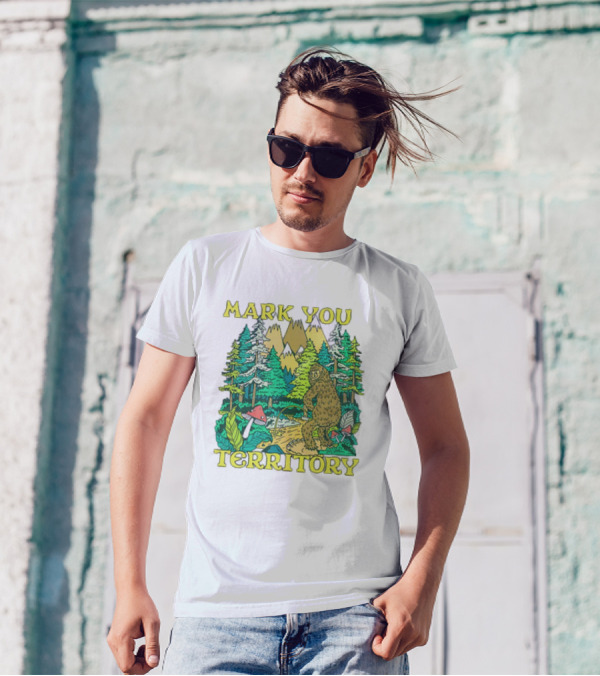 Mark Your Territory Bigfoot Forest Adventure T-Shirt