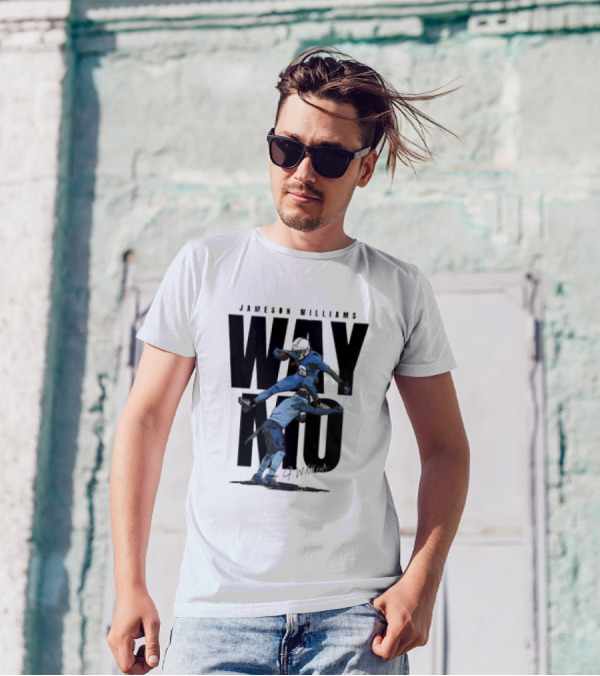 JAMESON WILLIAMS WAY NO HURDLE DETROIT LIONS VINTAGE T-Shirt