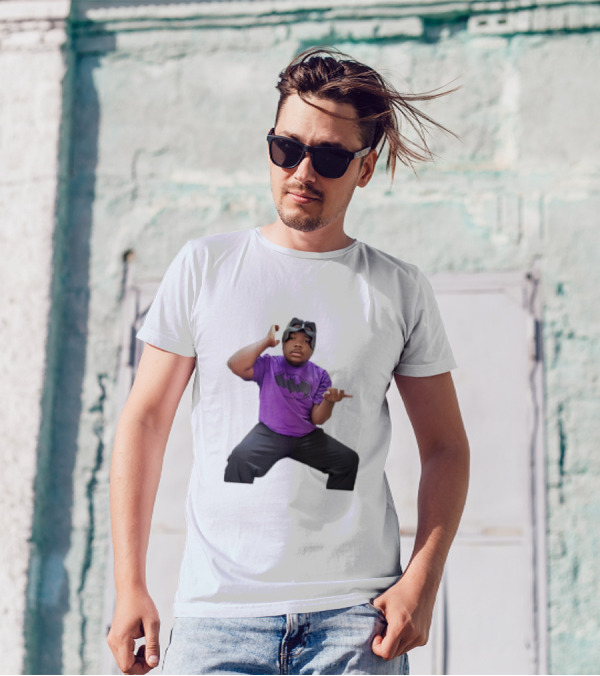 Darius Tiktok Autism Irisa Classic Batman Mask And Pose T-Shirt