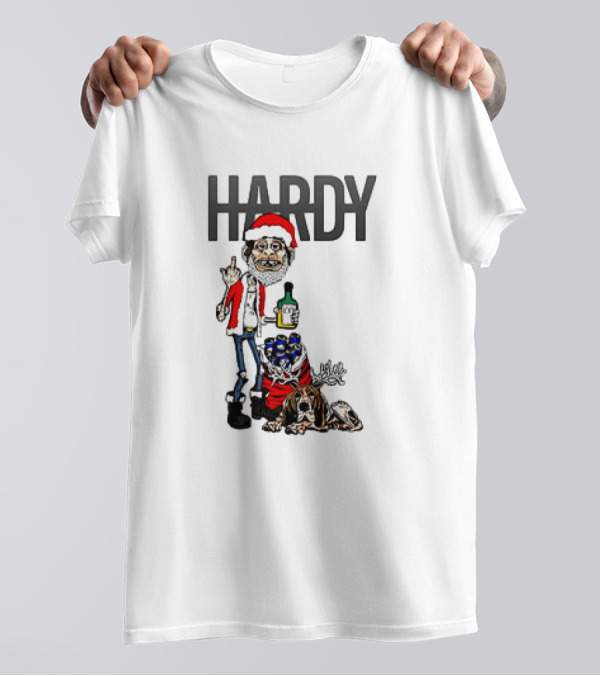Hardy Santa Jim Bob Holiday Christmas T-Shirt