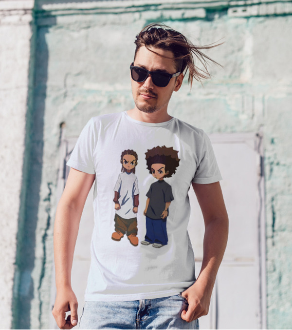The Boondocks Huey And Riley Duo T-Shirt