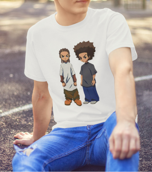 The Boondocks Huey And Riley Duo T-Shirt
