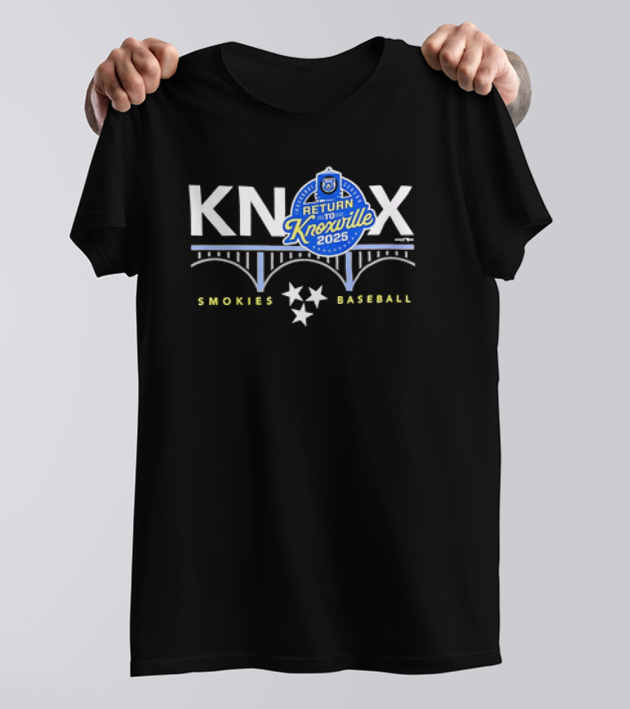 Return To Knoxville 2025 Smokies Baseball T-Shirt