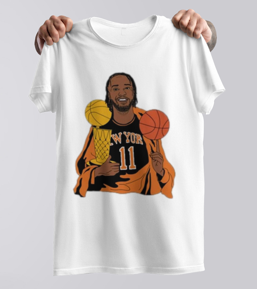 New York 11 Big Knick Energy Brunshym Basketball Trophy T-Shirt