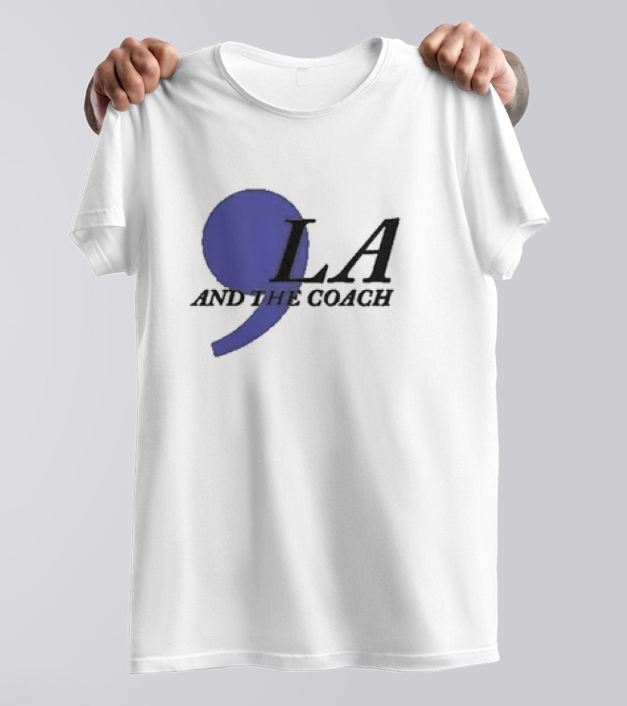 Comma LA And The Coach Retro Style Purple T-Shirt