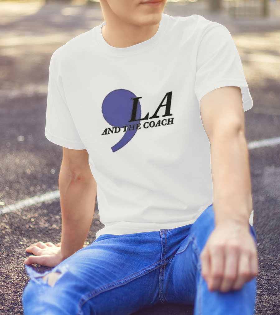 Comma LA And The Coach Retro Style Purple T-Shirt