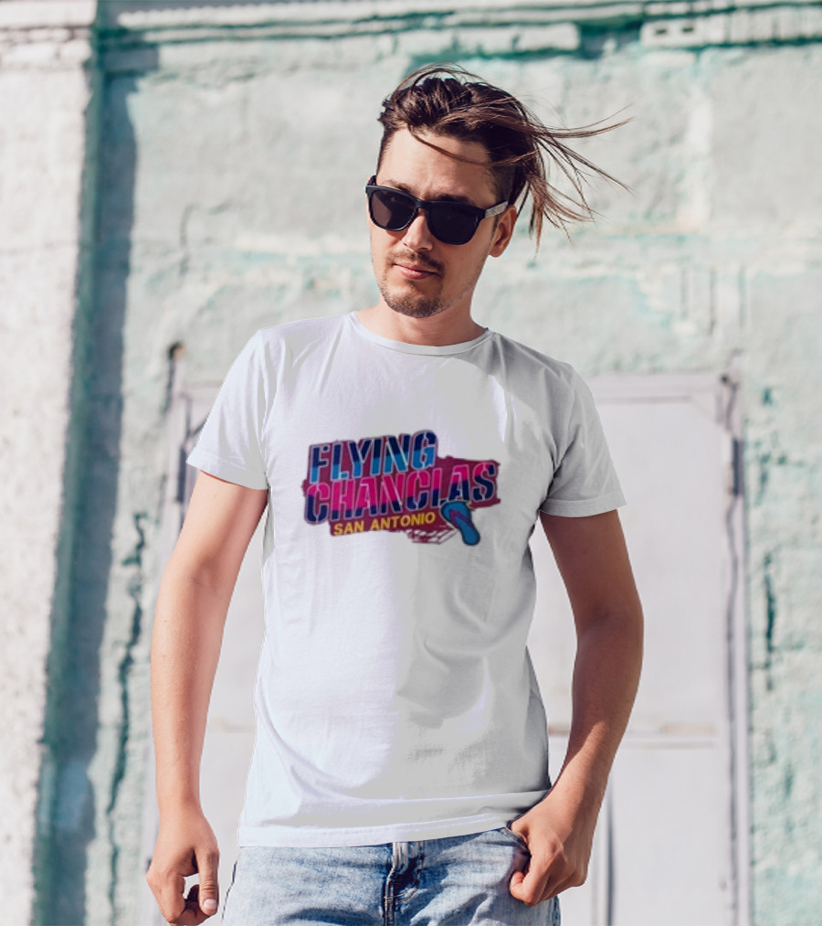 Flying Chanclas San Antonio Pink San Antonio Missions T-Shirt