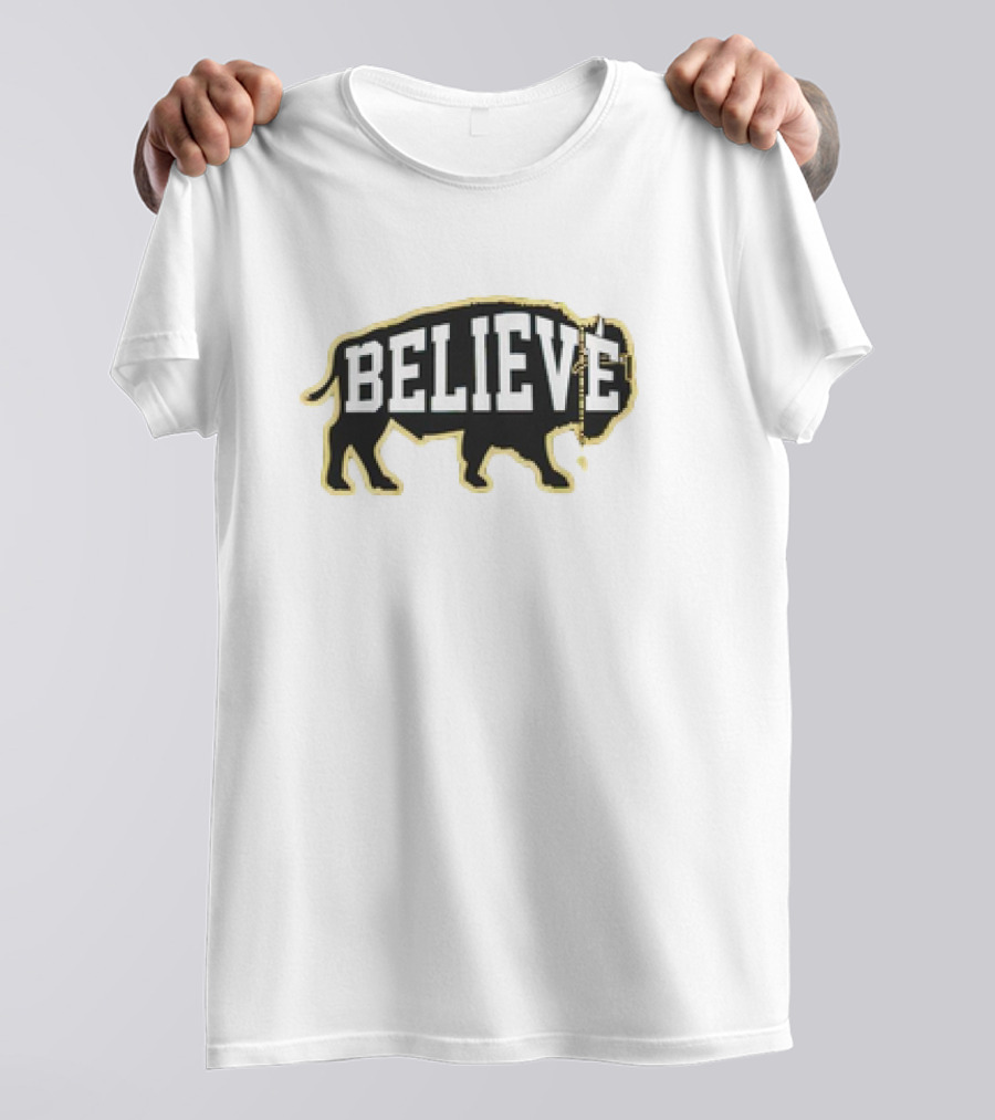 Colorado Buffaloes Football Believe Buffalo T-Shirt