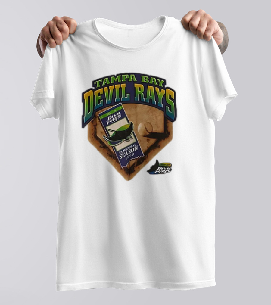 Tampa Bay Devil Rays Inaugural Season 1998 Vintage Major League Baseball Debut T-Shirt