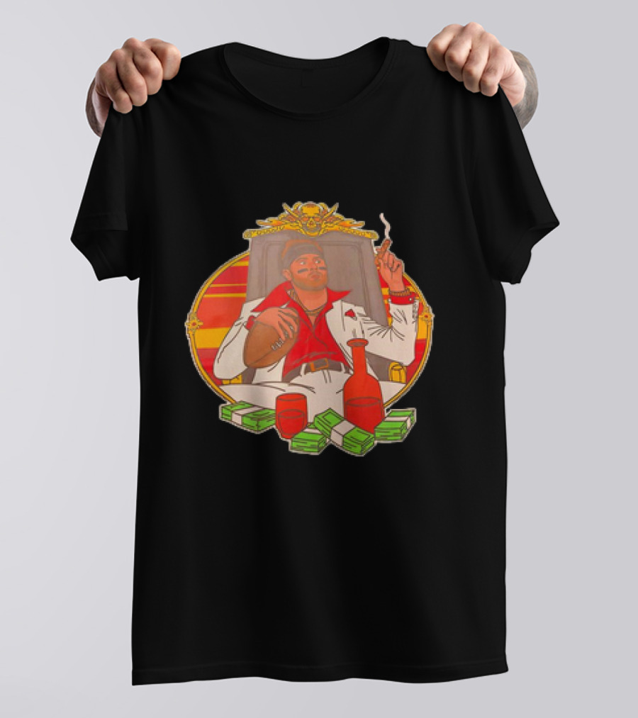 Scarface Baker Mayfield Gangster Football Money Power Iconic T-Shirt