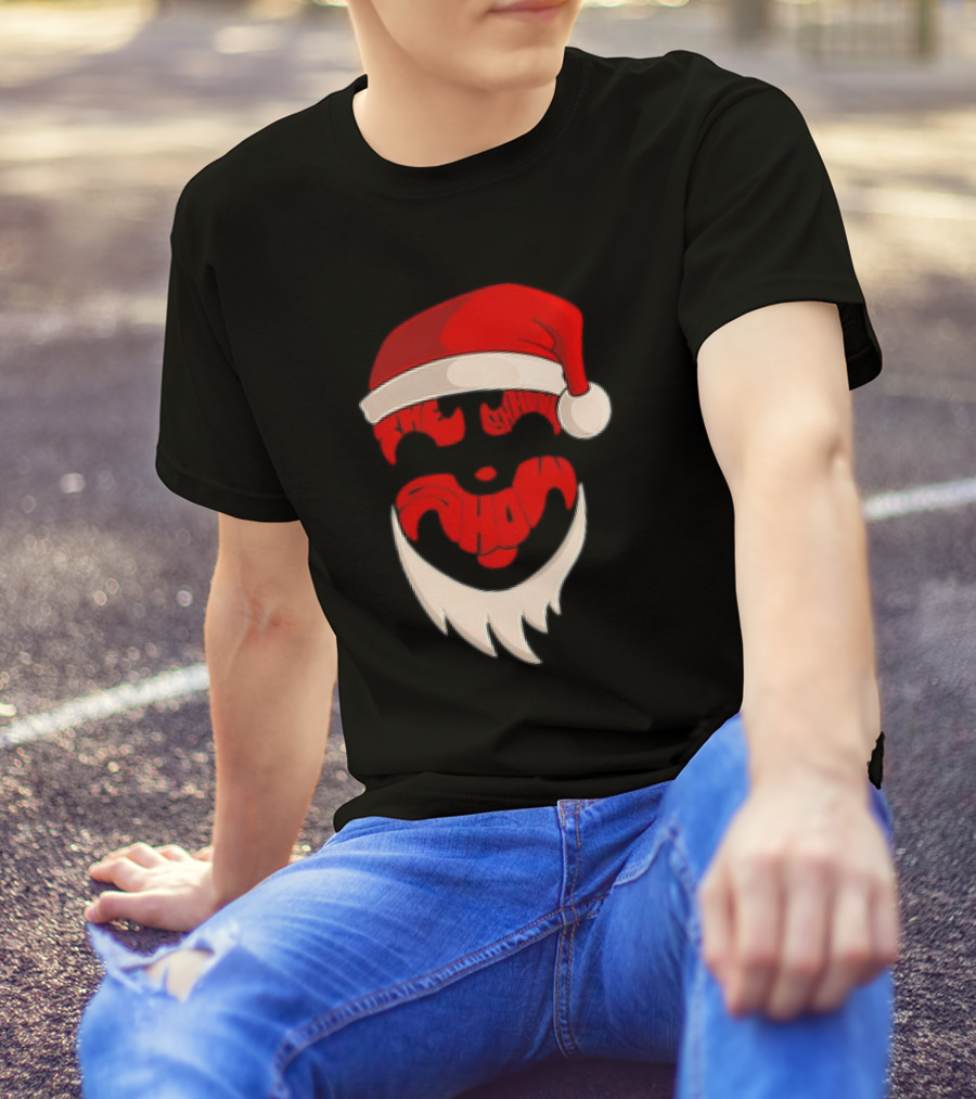 The Shaggs Santa Christmas Face T-Shirt