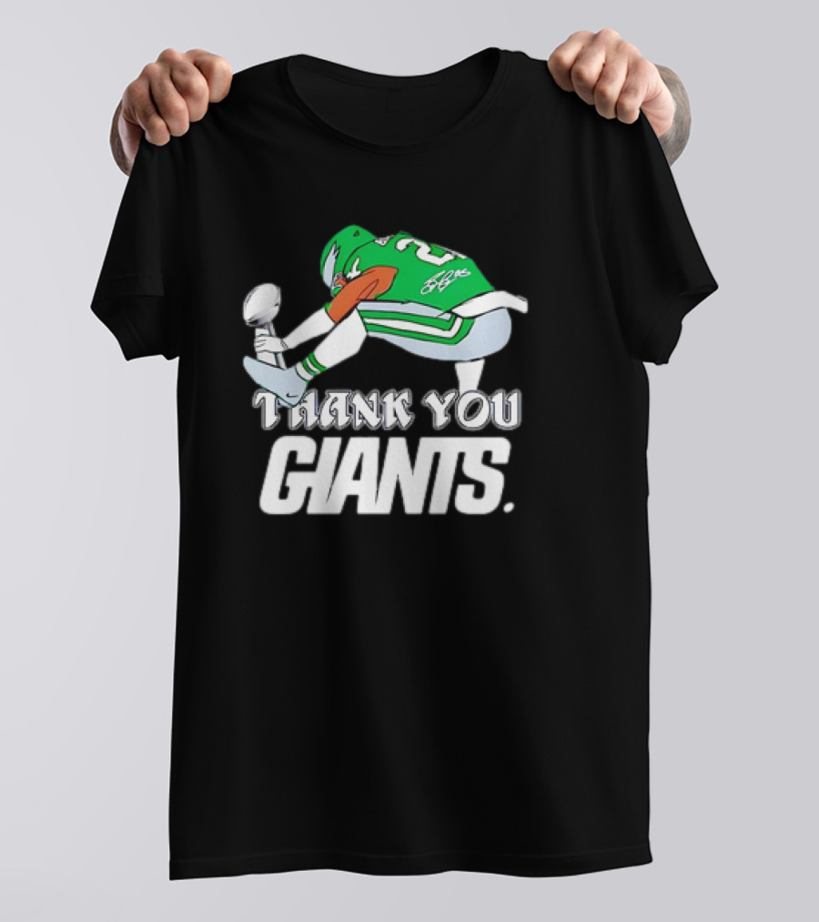 Thank You Giants Saquon Barkley Philadelphia Eagles Football T-Shirt