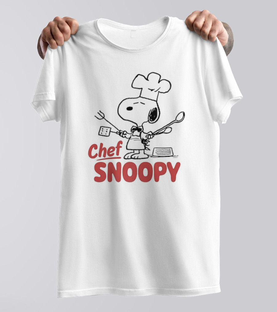 Chef Snoopy Cartoon Cooking T-Shirt