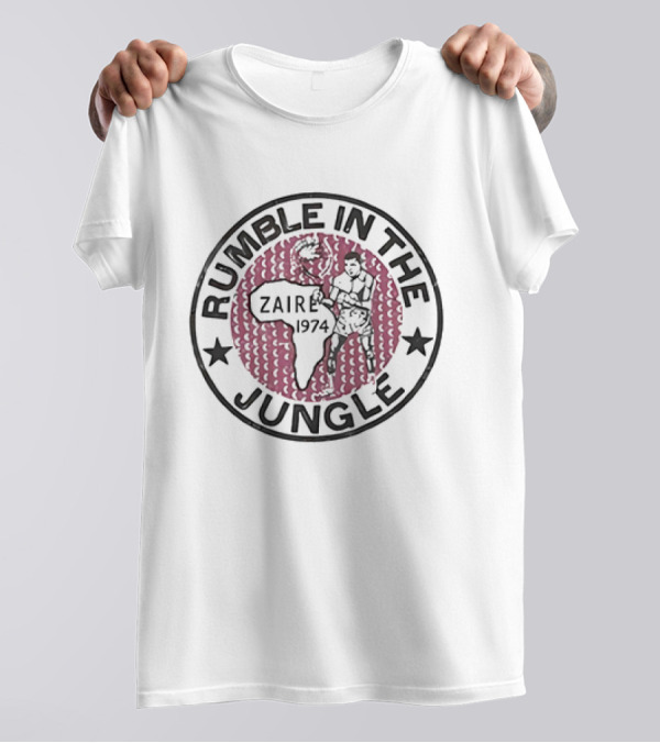 Rumble In The Jungle Zaire 1974 Boxer Africa Stars T-Shirt