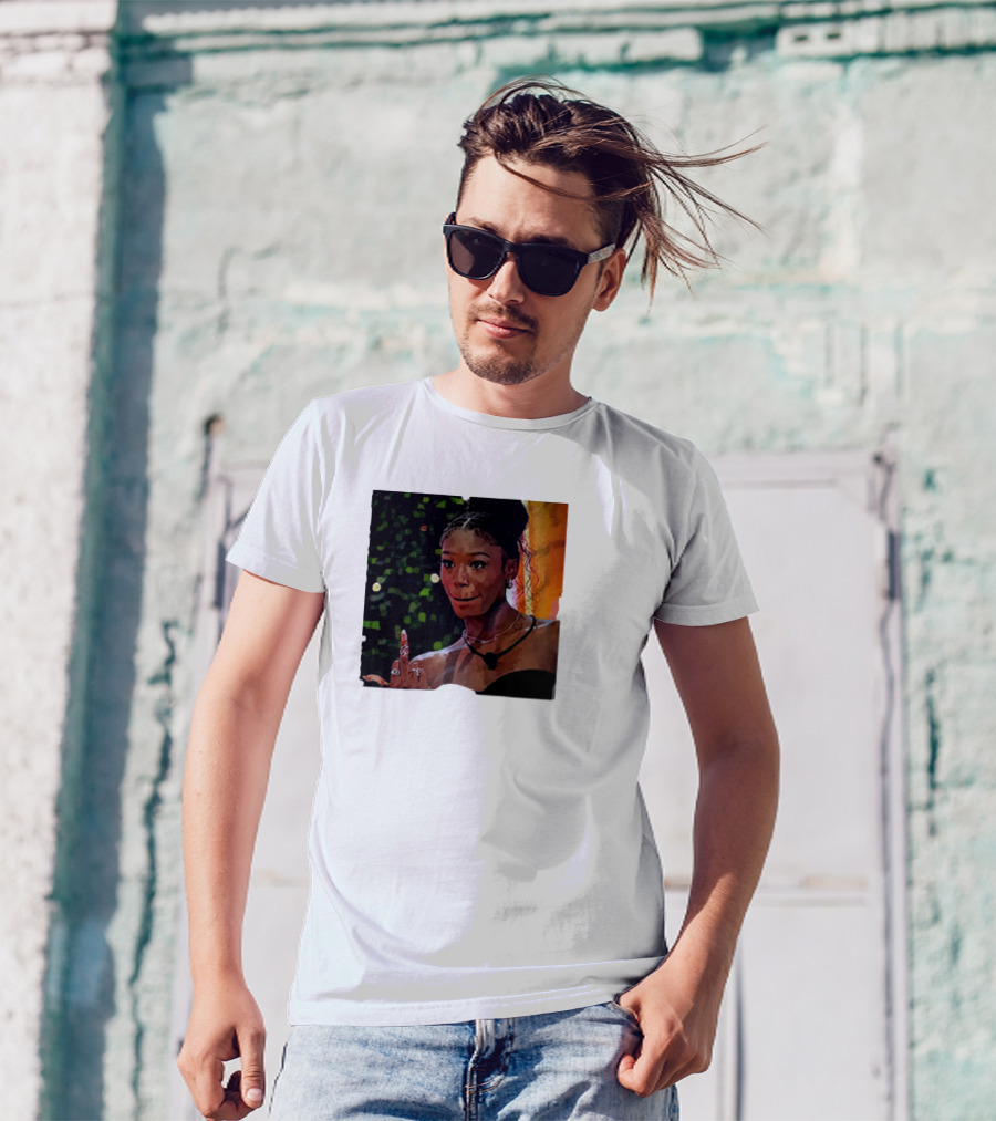 Love Island USA Serena Gesture Middle Finger T-Shirt