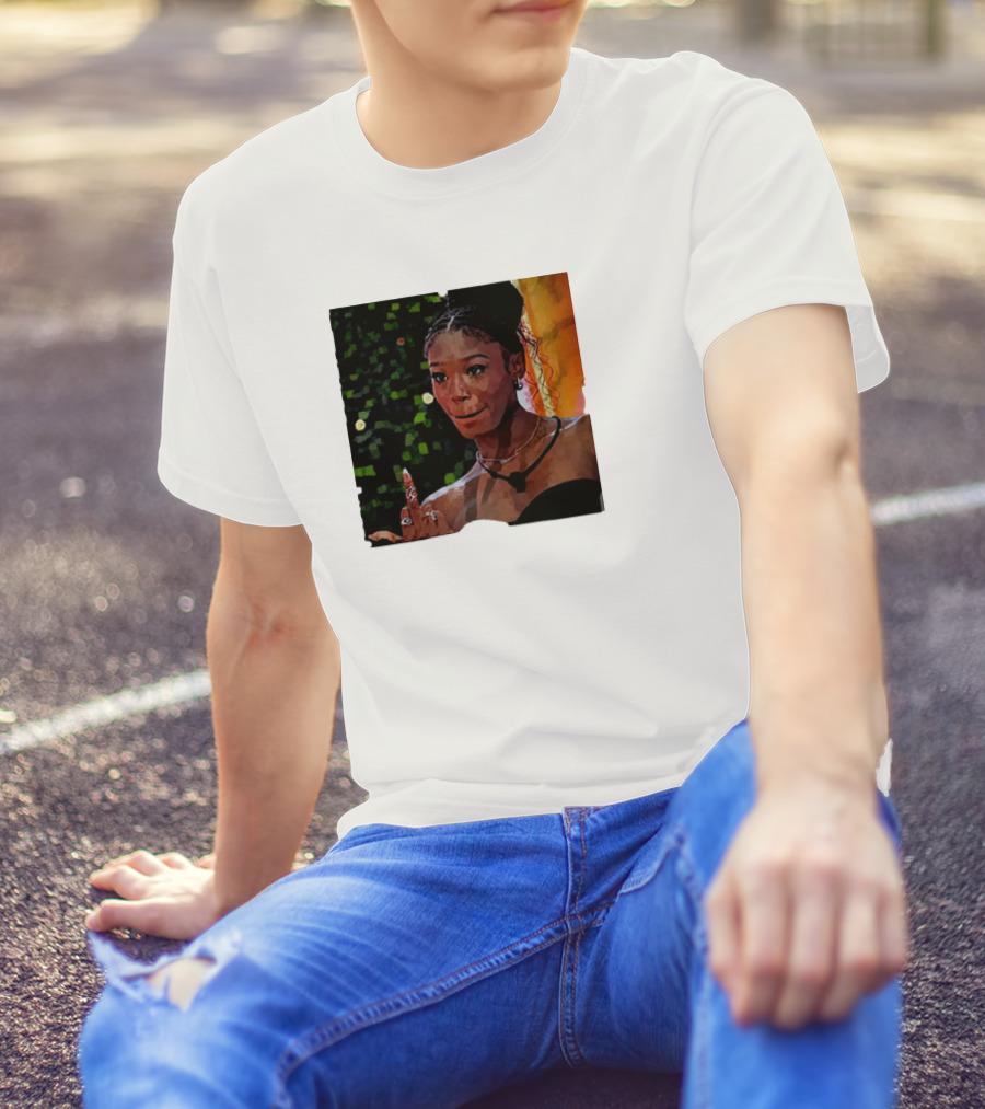 Love Island USA Serena Gesture Middle Finger T-Shirt