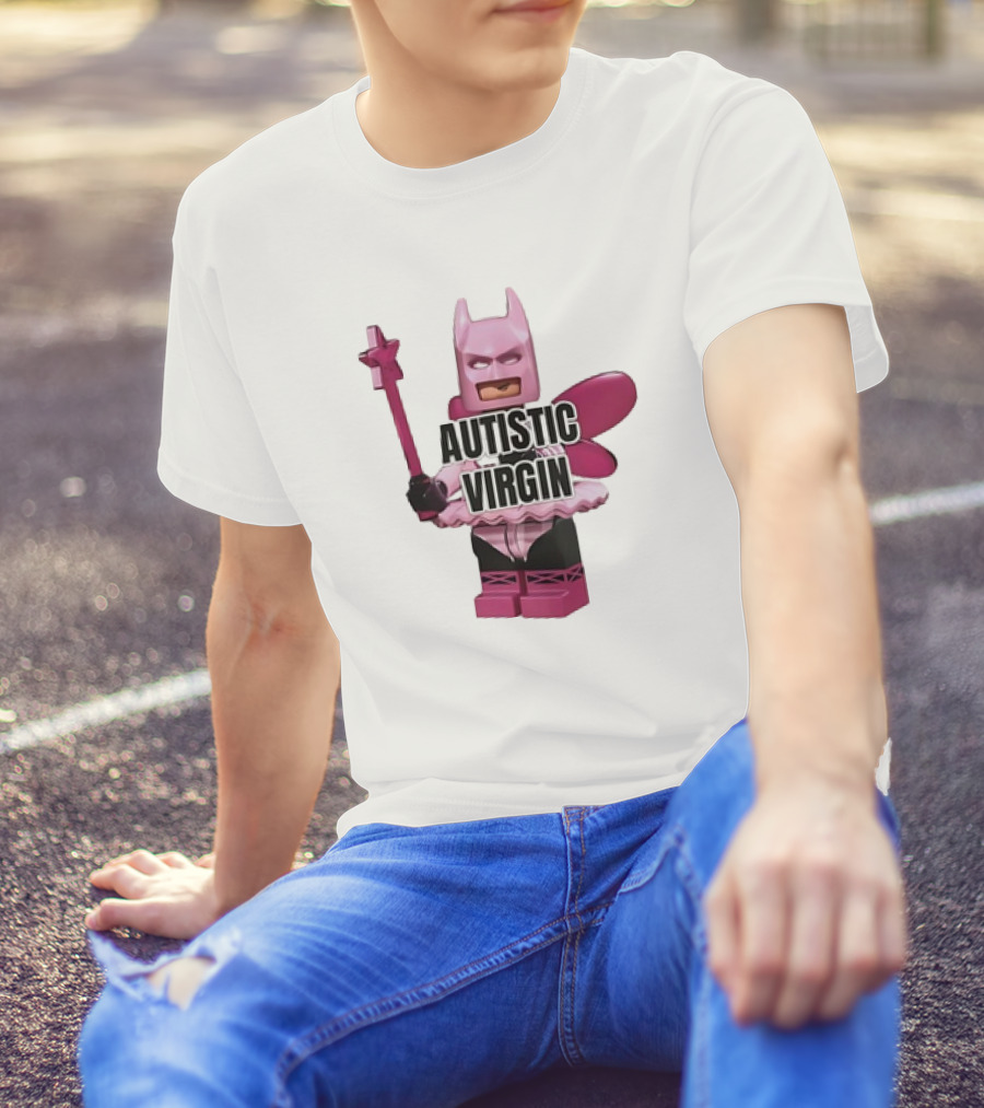 Autistic Virgin Pink Batman Awareness T-Shirt