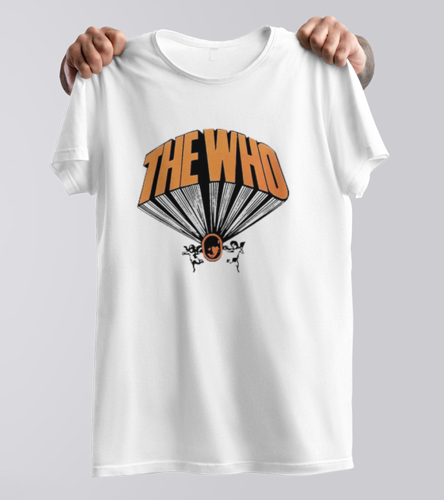 The Who Rising Logo Keith Moon Drum Kit T-Shirt