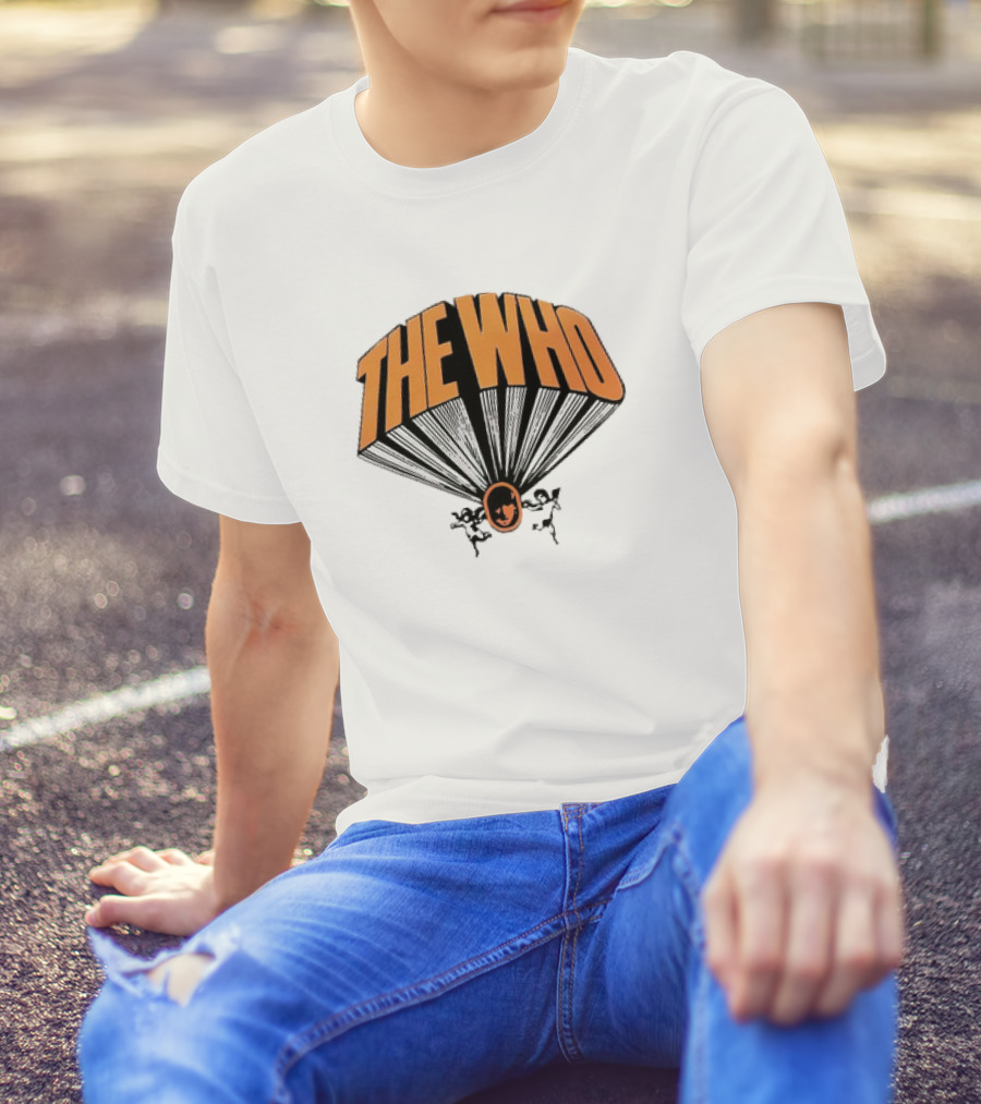 The Who Rising Logo Keith Moon Drum Kit T-Shirt