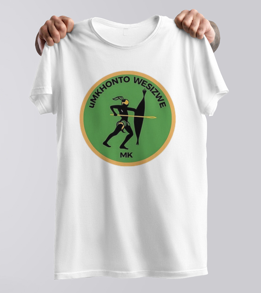 Umkhonto Wesizwe MK Embu Sign With Warrior And Spear T-Shirt