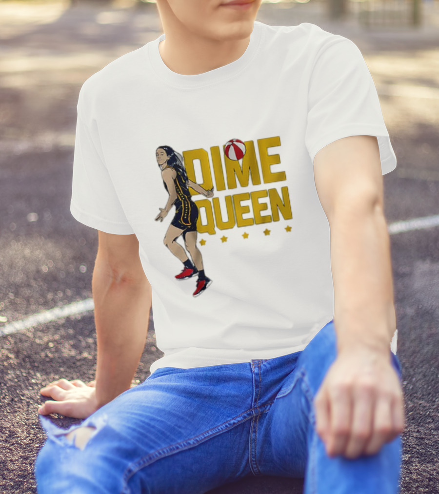 Caitlin Clark Dime Queen Indiana Fever Basketball T-Shirt