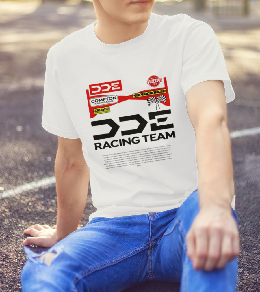 DDE Racing Team Compton Racing Club Supercharged Racecar 333 Carbon T-Shirt
