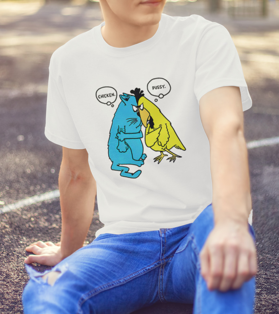 Chicken Pussy Cartoon John Baynham Chicken Pussy T-Shirt
