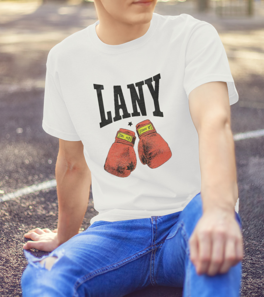 Lany Boxing Gloves Love At First Fight T-Shirt