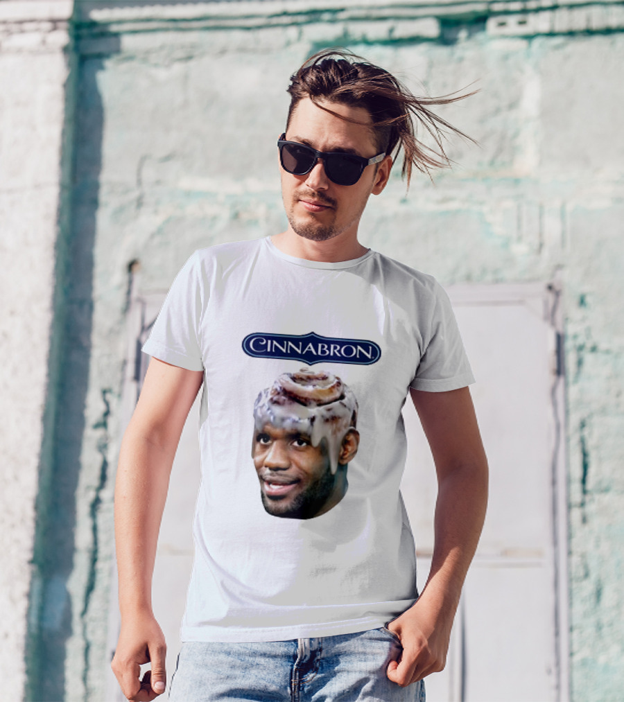 Lebron James Cinnabron Cinnamon Roll Head T-Shirt