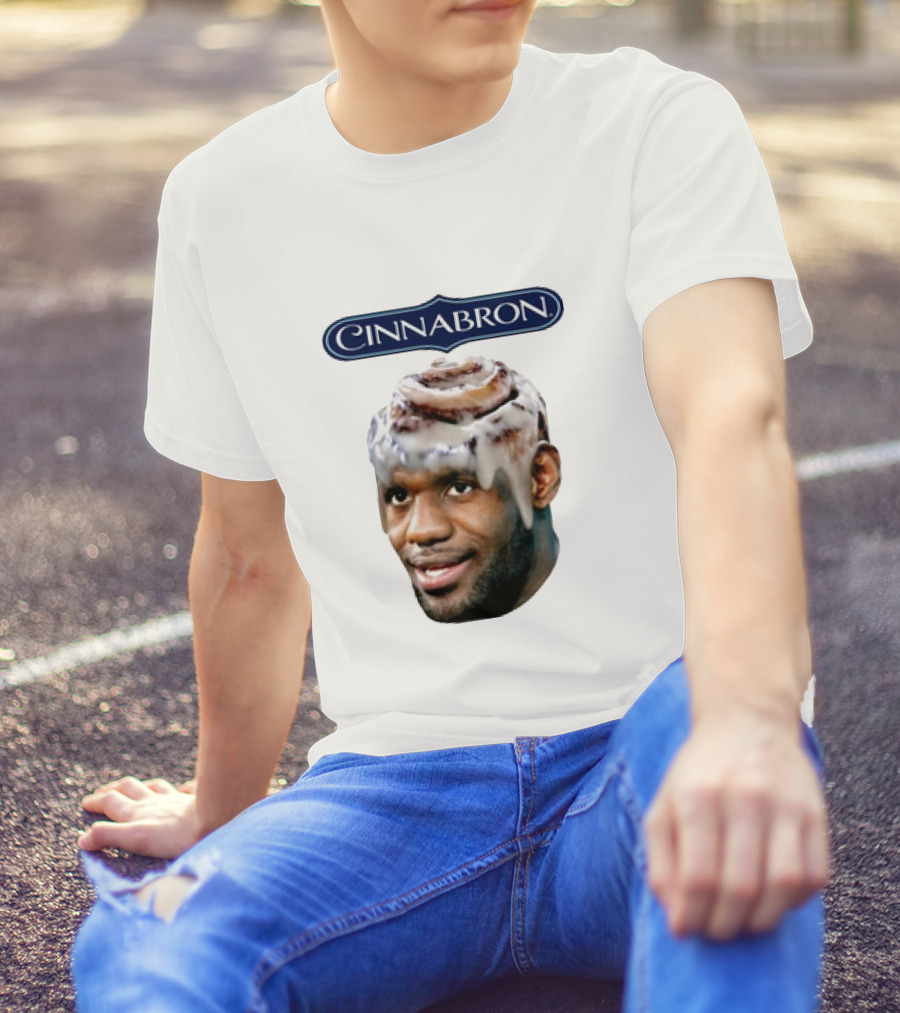 Lebron James Cinnabron Cinnamon Roll Head T-Shirt