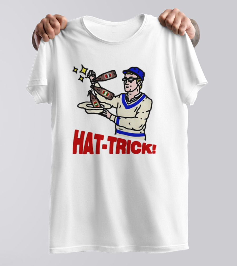 Hat Trick Beer Get Your Bottles Sparkling Cheers T-Shirt
