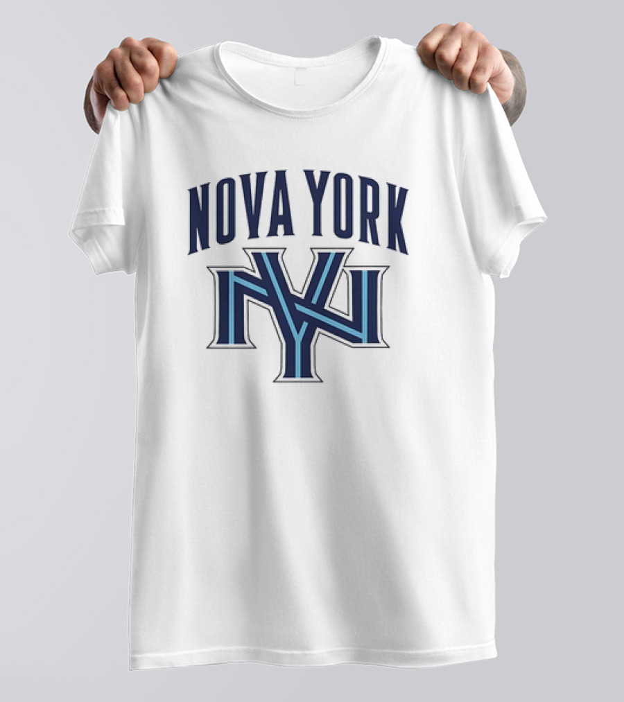 Nova York New York Knicks Basketball Team Logo Mashup T-Shirt