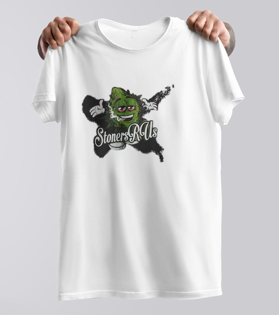 Stoners R Us Smoke Weed Leaf Character T-Shirt