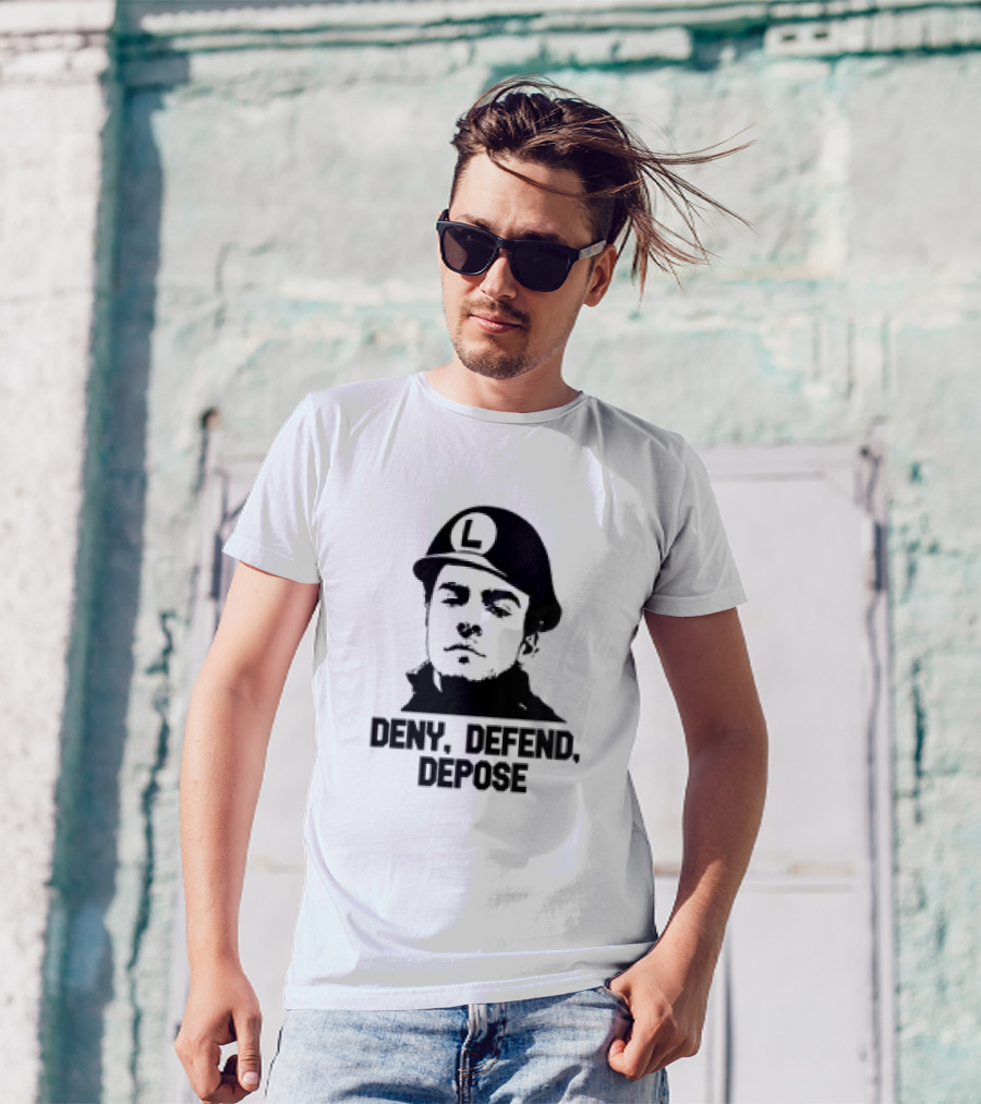 Deny Defend Depose Helmet Portrait Classic T-Shirt
