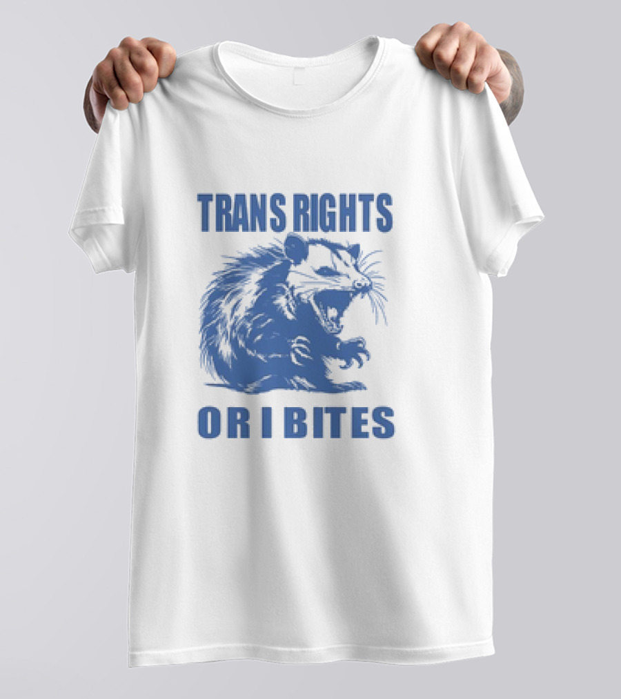 TRANS RIGHTS OR I BITES OPPOSUM RETRO T-Shirt