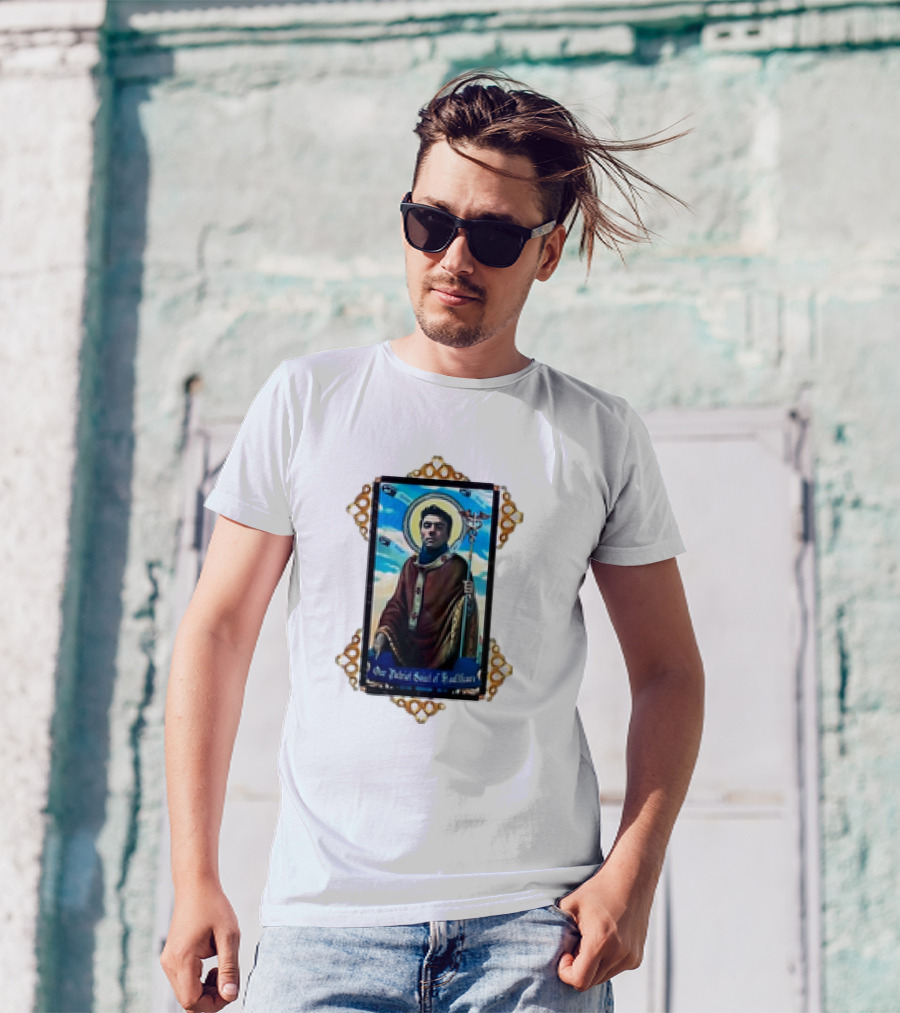 Luigi Mangione Our Patriot Saint Of Healthcare With Iconic Religious T-Shirt